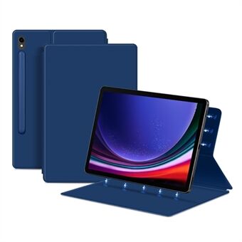 Voor Samsung Galaxy Tab S9 Magnetische Tablet Hoes PU Leren Stand Case Anti-val Tablet Cover