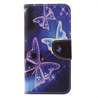 Patroonbedrukking lederen portemonnee hoesje Cover Shell voor Huawei P20