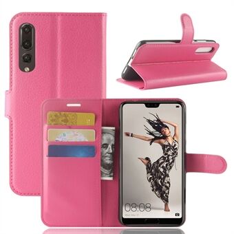 Litchi Texture Wallet lederen beschermhoes voor Huawei P20 Pro