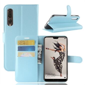 Litchi Texture Wallet Leren Mobiel Hoesje voor Huawei P20 Pro