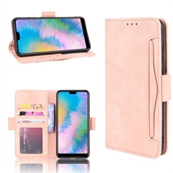 Leren Wallet Stand multi-slot telefoonhoes voor Huawei P20 Pro