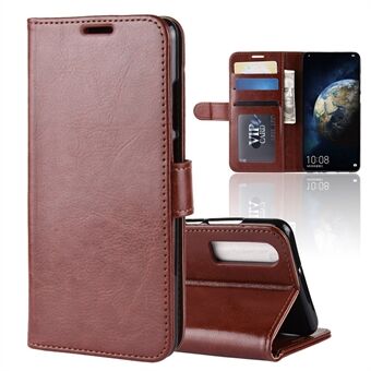 Crazy Horse Wallet Stand lederen telefoonhoesje voor Huawei P30