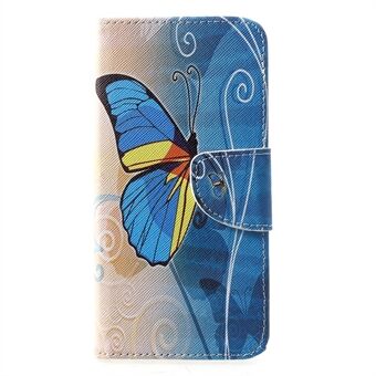 Cross Texture Pattern Printing lederen portemonnee-accessoirebehuizing voor Huawei P30
