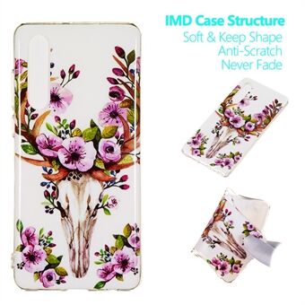 Luminous Glow Pattern Printing TPU Back Shell voor Huawei P30