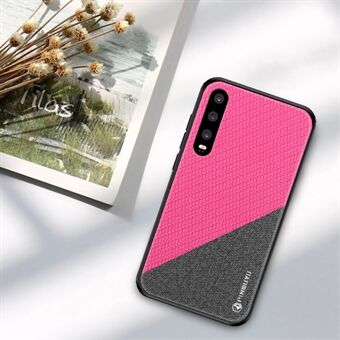 PINWUYO Honor Series PU-leer gecoate TPU-cover voor Huawei P30