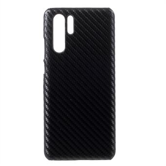 Met leer beklede plastic beschermhoes voor Huawei P30 Pro