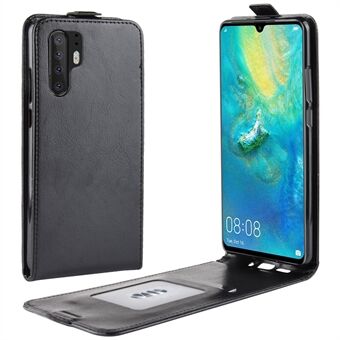 Crazy Horse verticale flip lederen kaarthouder case voor Huawei P30 Pro