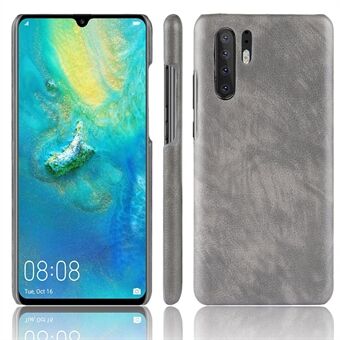 Litchi Skin lederen harde pc-hoes voor Huawei P30 Pro