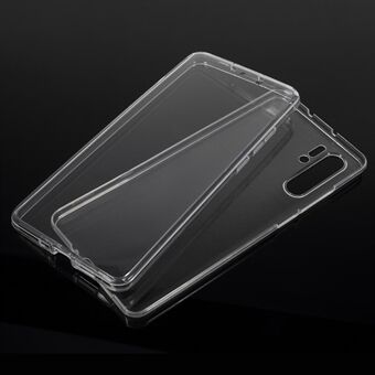 2-in-1 Afneembare All-wrap TPU Voor- en Achterhoes voor Huawei P30 Pro - Transparant