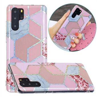 Galvanizing IMD Marble Pattern Printing Flexibele TPU-beschermhoes voor Huawei P30 Pro