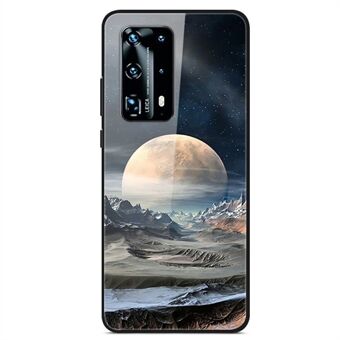 Patroon Afdrukken Glas + PC + TPU Hybride telefoonhoesje voor Huawei P40