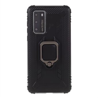 Finger Ring Kickstand TPU telefoonhoesje voor Huawei P40