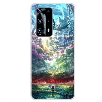 Patroon afdrukken TPU achterkant voor Huawei P40 Pro