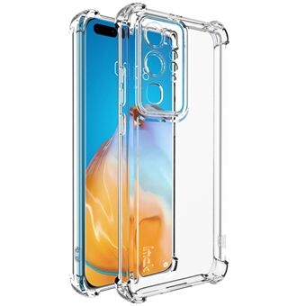 IMAK UX-4 Series Transparante Telefoonhoes voor Huawei P40 Pro Vier Hoeken Schokbestendige TPU Achterkant Cover