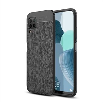 Litchi Surface Soft TPU Back Protector Cover voor Huawei nova 6 SE / nova 7i / P40 Lite