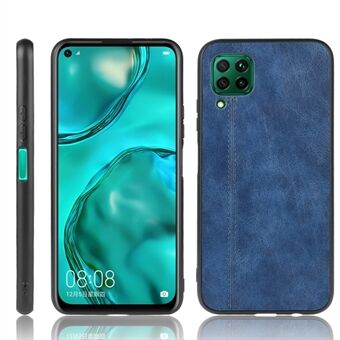 Lederen PC + TPU hybride shell-hoes voor Huawei P40 lite / nova 7i / nova 6 SE