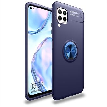 Voor Huawei nova 6 SE/nova 7i/P40 lite Ring Kickstand TPU Cover Ingebouwde metalen plaat