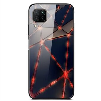Pattern Printing Glass + PC + TPU Combo Back Case for Huawei Nova 6 SE/7i/P40 Lite