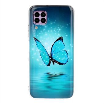 IMD TPU-hoesje met patroon Lichtgevende telefoonhoes voor Huawei P40 lite / nova 6 SE / Nova 7i