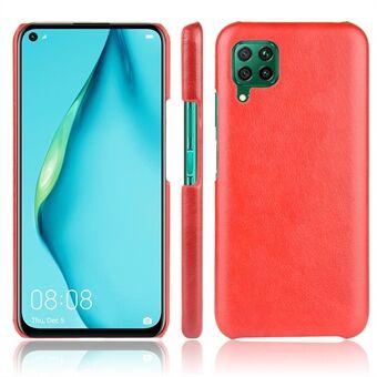 Litchi Skin lederen pc-achterkant hoesje voor Huawei P40 lite / nova 6 SE / Nova 7i