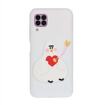 Animal Doll Coated TPU Cover voor Huawei P40 Lite 4G / Nova 6 SE / Nova 7i