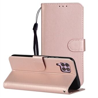 Wallet Stand telefoonhoes met riem voor Huawei P40 lite 4G / Nova 7i / Nova 6 SE