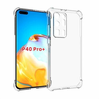 Voor Huawei P40 Pro + transparant schokbestendig antislip TPU-hoesje