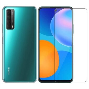 Telefoonhoes voor Huawei P Smart 2021 / Y7a TPU-hoes + screenprotector in gehard glas