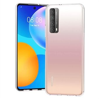 Voor Huawei P Smart 2021 / Y7a Anti-vingerafdruk Transparante TPU-telefoonhoes: