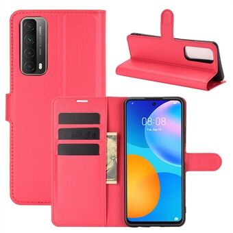 Litchi Texture Wallet Stand Leren beschermhoes voor Huawei P Smart 2021 / Y7a