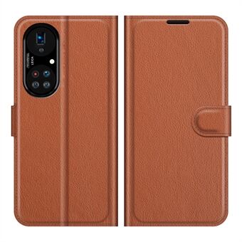 Litchi Skin lederen portemonnee- Stand voor Huawei P50 Pro