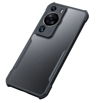 XUNDD Telefoonhoesje voor Huawei P60 Pro , Schokbestendig Acryl+TPU Slanke Telefoonhoesje - Zwart / Lasertextuur