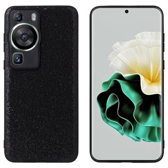 Voor Huawei P60 Pro Nauwkeurige uitsparingen Camerabescherming PU-leer gecoat PC + TPU Cover Telefoonhoesje