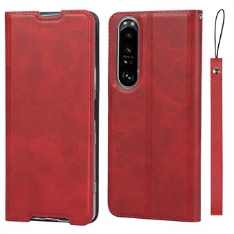 Leren Stand case met kaartsleuf voor Sony Xperia 1 III 5G