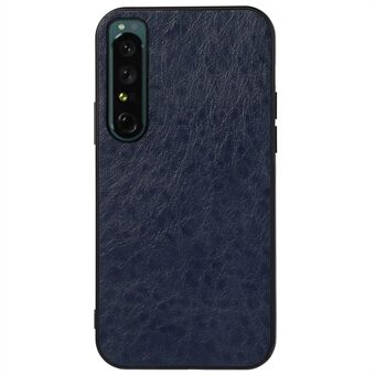 Voor Sony Xperia 1 IV Crazy Horse textuur PU-leer gecoat mobiele telefoonhoes TPU + PC hybride achterkant