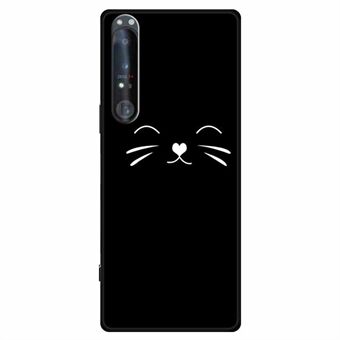 Voor Sony Xperia 1 IV 5G Hoesje Lijn Kunst Ontwerp TPU Valbestendige Telefoonhoes.