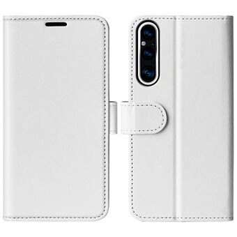 Voor Sony Xperia 1 V Flip Stand Portemonnee Telefoonhoes Crazy Horse Textuur Lederen Telefoon Cover Shell