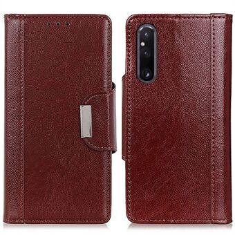 Portemonnee-telefoonhoesje voor Sony Xperia 1 V Schokbestendige hoes PU lederen folio flip-telefoonhoes