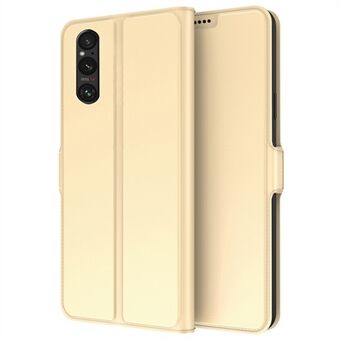 Stand Case voor Sony Xperia 1 V kaarthouder PU lederen schokbestendige telefoon flip cover