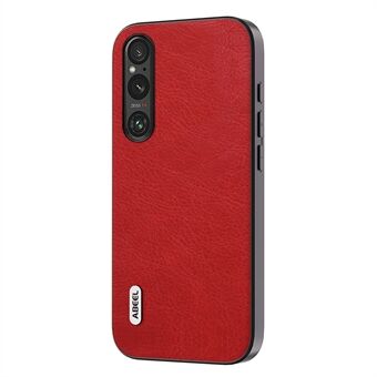 ABEEL Voor Sony Xperia 1 V Retro Anti-drop Telefoon Case Litchi Textuur PU Leer Gecoat TPU + PC Cover