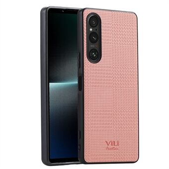 VILI TH-serie telefoonhoesje voor Sony Xperia 1 V, PU lederen bekleding met PC+TPU telefoonachterkant