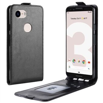 Crazy Horse [Verticale Flip] Leren Hoesje Accessoire voor Google Pixel 3a