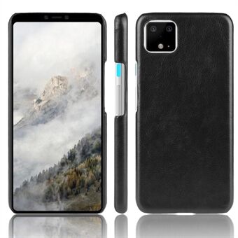 Litchi Textuur PU Leren Coating PC Telefoonhoesje voor Google Pixel 4 XL