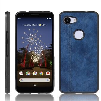 Telefoonhoesje voor Google Pixel 3a, met een lederen coating en een hybride schaal van PC + TPU.