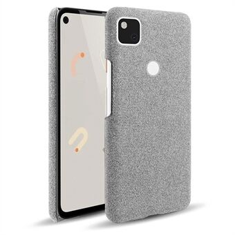 KSQ voor Google Pixel 4a Zachte doek gecoate harde PC schokbestendige beschermhoes