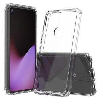 Duidelijke schokbestendige acryl+TPU hybride hoes voor Google Pixel 5