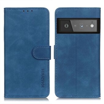 KHAZNEH Vintage Stijl Leren Portemonneehoesje met Standfunctie voor Google Pixel 6 Pro