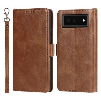 Flip Phone Case RFID-blokkerende magnetische sluiting portemonnee hoesje voor Google Pixel 6.
