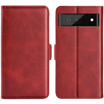 Voor de Google Pixel 7 5G hebben we een anti-kras, textuur PU lederen telefoonhoes met standaard en magnetische sluiting.