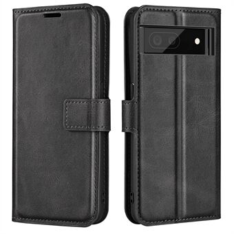 Voor Google Pixel 7 5G Anti-kras Textuurgevoerde PU-leren telefoonhoes Goed beschermende standaardportemonnee-cover